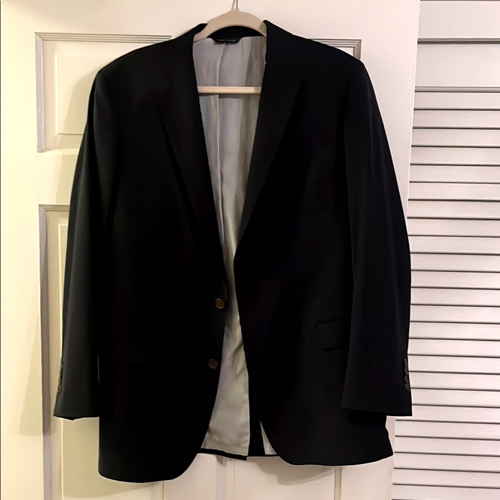 Brooks Brothers Navy Sports Coat with Notch Lapel